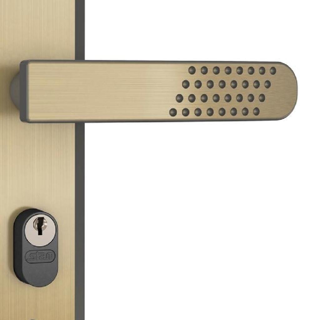 Fechadura Externa Zamac Stam 1801/21 Espelho Acabamento Oxidado 40mm Fechadura Externa Zamac Stam 1801/21 Espelho Acabamento Oxidado 40mm