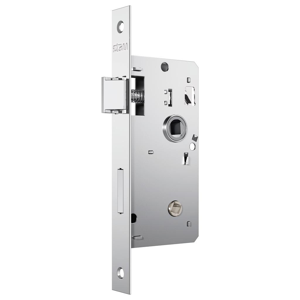 Fechadura Stam Zamac 40mm Banheiro 1820/35 Espelho Escovado