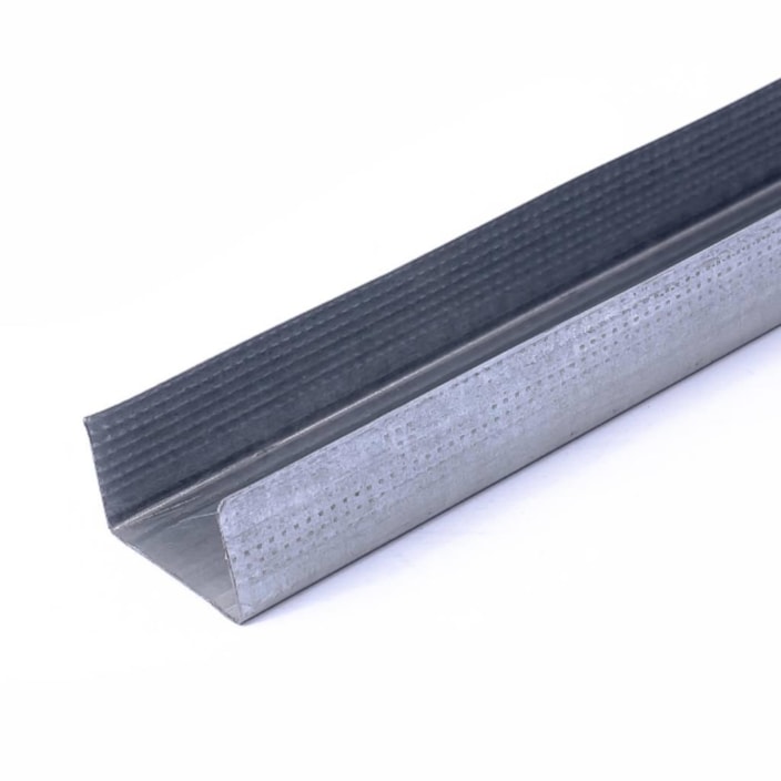 48x3 Perfil Guia Barbieri do Brasil Galvanizado Horizontal 0,48x3,0m
