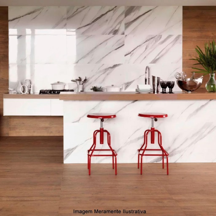 Porcelanato Natural Portobello Parquet D Olivier "A" 20x120cm Retificado